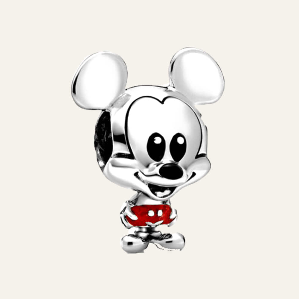 판도라 798905C01 디즈니 미키 마우스 빨간바지 실버 참
